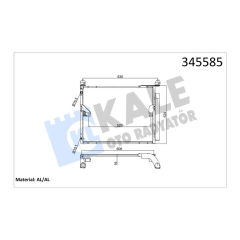 KONDENSER AL/AL LAND CRUISER