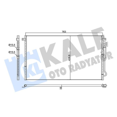 KONDENSER VOYAGER-GRANDVOYAGER 2.5 CRDI 00