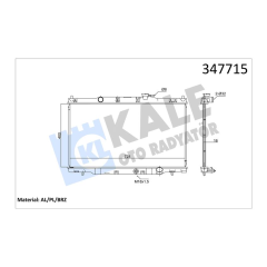 RADYATÖR AL/PL/BRZ CR-V II-ELEMENT MT