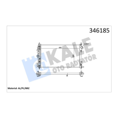 RADYATÖR INSIGNIA 680x398x26 AL/PL/BRZ