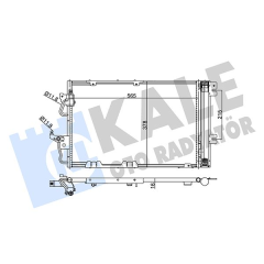 KONDENSER AL/PL/BRZ ASTRA H-ZAFIRA B-VAUXHALL ASTRA Mk V-ZAFIRA Mk II