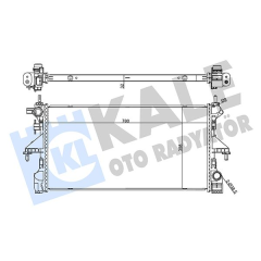 RADYATÖR BRAZING CITROEN JUMPER-PEUGEOT BOXER RADYATÖR