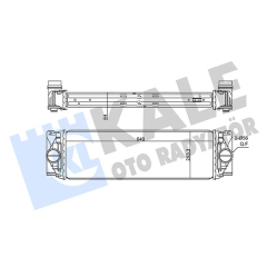 TURBOSARJ RADYATORU MERCEDES SPRINTER B906 B907 B910 . VW CRAFTER 30-35-50