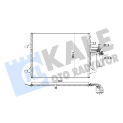 KLİMA RADYATÖRÜ KONDENSER AL/AL VOLVO S60 II-S80 II-V60-V70 III-XC60-XC70