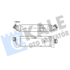 İNTERCOOLER FORD TRANSIT 2.0D 00