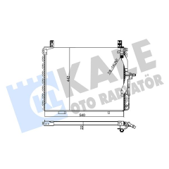 KLIMA RADYATORU MERCEDES W124 S124 A124 C124