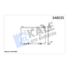 RADYATÖR INFINITI FX35 03 08 AT BRAZING 450X728X26 SU RADYATÖRÜ