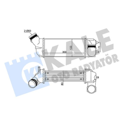 İNTERCOOLER C4 Picasso 2.0HDI 06 PEUGEOT 307-307 SW-307 CC 2.0HDI 00 05