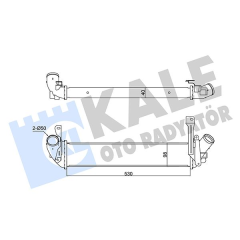 İNTERCOOLER KANGOO-NISSAN KUBISTAR 1.5DCI 98