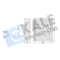 EVAPORATOR MEGANE I-SCENIC I