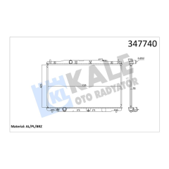 RADYATÖR AL/PL/BRZ CR-V IV AT