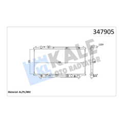 RADYATÖR AL/PL/BRZ MAZDA 323 C V-323 S V RADYATÖR
