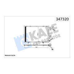 KLIMA RADYATORU KOMPLE B-MAX 12 1.4-1.6 TI TOURNEO COURIER C4A 14 1.5-1.6 TDCI FIESTA VI 08 14 1.25-1.4-1.6 TI