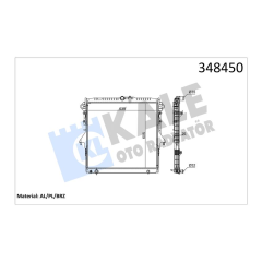 MOTOR RADYATORU FORD RANGER 3.2 TDCI 11 MT KALINLIK 26 mm