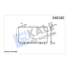 RADYATÖR AL/PL/BRZ RAV4 I AT