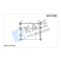 RADYATÖR FIAT EGEA 1.3-1.6 MULTİJET-1.4 AL-PL-BRZ