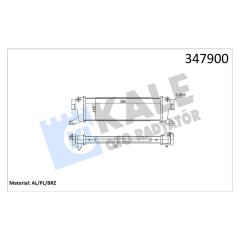 TURBOSARJ RADYATORU MERCEDES A-CLASS W168 01 04 VANEO 414 02 05