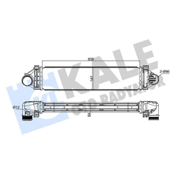 TURBO RADYATORU 204PT FREELANDER 2 11 14 RANGE ROVER L538 11 19 VOLVO S80 V40 V70 XC60