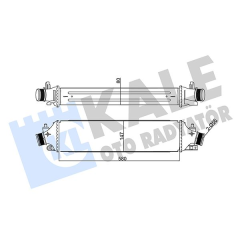 TURBO RADYATÖRÜ İNTERCOOLER ALFA ROMEO GIULIETTA 10 20 1.4 TB 1.8 TB 2.0 JTDM