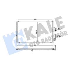 KONDENSER AL/AL PEUGEOT 406