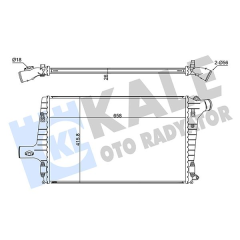 İNTERCOOLER A3-A6-TT2.5 TDI 01 04