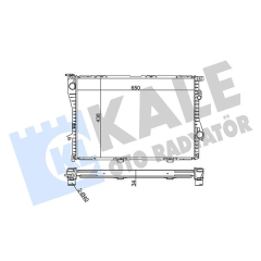 MOTOR SU RADYATORU BMW M51 D25 E38 96 01 E39 96 03