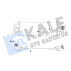 İNTERCOOLER AL/PL/BRZ TRAFIC II-NISSAN PRIMASTAR-OPEL VIVARO-VAUXHALL VIVARO