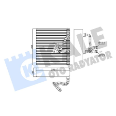EVAPORATOR CORSA-COMBO-OPEL COMBO -VAUXHALL COMBO-CORSA