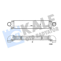 TURBO RADYATÖRÜ INTERCOOLER AL/PL/BRZ S60 II-S80 II-V60-V70 III-XC60-XC60 II-XC70 II