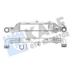TURBOSARJ RADYATORU MERCEDES E-CLASS W210 S210