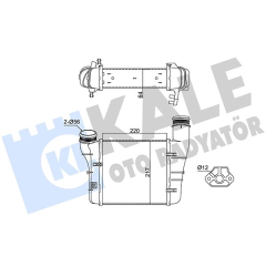 İNTERCOOLER A4-SEAT EXEO-EXEO ST 2.0 TDI-2.0 TFSI 00