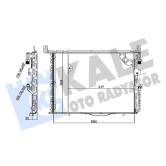 KLIMA RADYATORU MERCEDES W201 85 93
