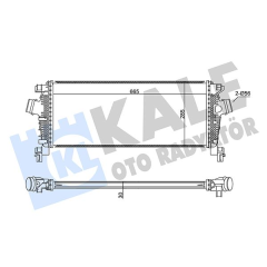 İNTERCOOLER AL/PL/BRZ CHEVROLET CRUZE-OPEL INSIGNIA-ZAFIRA TOURER C