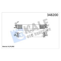 TURBO RADYATÖRÜ INTERCOOLER LGN III 2.0 DCI AL-PL-BRZ 652x112x108