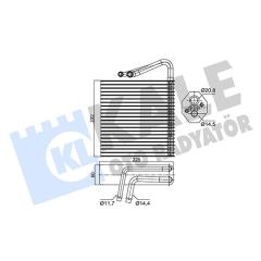 EVAPORATOR MEGANE II-SCENIC II