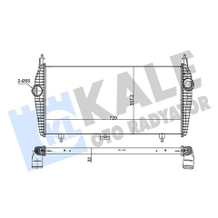İNTERCOOLER C5 II-C5 III-C6-PEUGEOT 407-407 SW-607 2.2 HDI 04