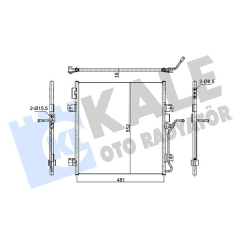 KONDENSER AL/AL DODGE NITRO