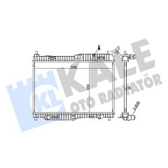 MOTOR RADYATORU FIESTA CB1 08 12 VI 08 1.4 EFI AT 1.4 1.6 OTOMATIK ŞANZIMAN 350 538 16