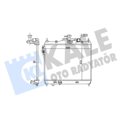 RADYATÖR HYUNDAI GETZ 1.5CRDI 02 05 MT BRAZING 372X488X16 SU RADYATÖRÜ