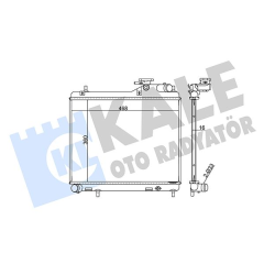 RADYATÖR ACCENT ADMIRE 1.5 CRDI 02-05 MEK AC KLİMASIZ AL/PL/BRZ 360x471x16