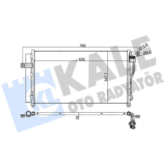 KLİMA KONDENSERİ ACCENT ERA 06 AL/AL 634x348x16