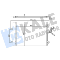 KLIMA RADYATORU MONDEO IV S MAX 07 2.0 TDCI GALAXY 2.0TDCI 07 14 VOLVO S60 S80 II V60 V70 III XC70 II 2.5 / 3.2 224DT 204PT DISCOVERY SPORT L550 14 FREELANDER 2 L359 06 14 R.R EVOQUE L538 11 19