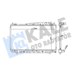RADYATÖR CHEVROLET EVANDA AL/PL/BRZ 374x698x26