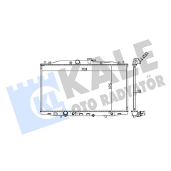 RADYATÖR ACCORD VII AL/PL/BRZ 375x708x16