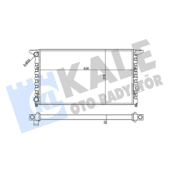 342225 SU RADYATÖRÜ VW GOLF III-GOLF IV-CABRIOLET 2.0 91-02 MT AC NAC MEKANİK 630x378x32 1HM121253A-1HM121253C-1HM121253K-1HM121253Q-1HM121253R-1EM121250A-1HM121253G-1HM121253J-1HM121267E