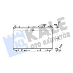 RADYATÖR CIVIC VII OTOMATİK AL/PL/BRZ 350x658x16
