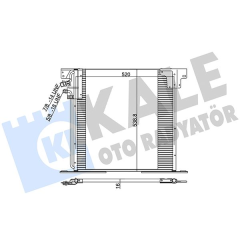 KLIMA RADYATORU MERCEDES VITO W638 97 03