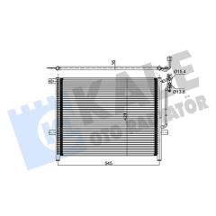KLIMA RADYATORU BMW E46 M43 M52 M54 N40 N42 N45