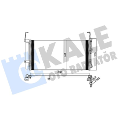 KLİMA KONDENSERİ HYUNDAI SANTAFE I SM AL/AL 680x350x18