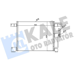 KLİMA KONDENSERİ JEEP AL-AL 540X428X16